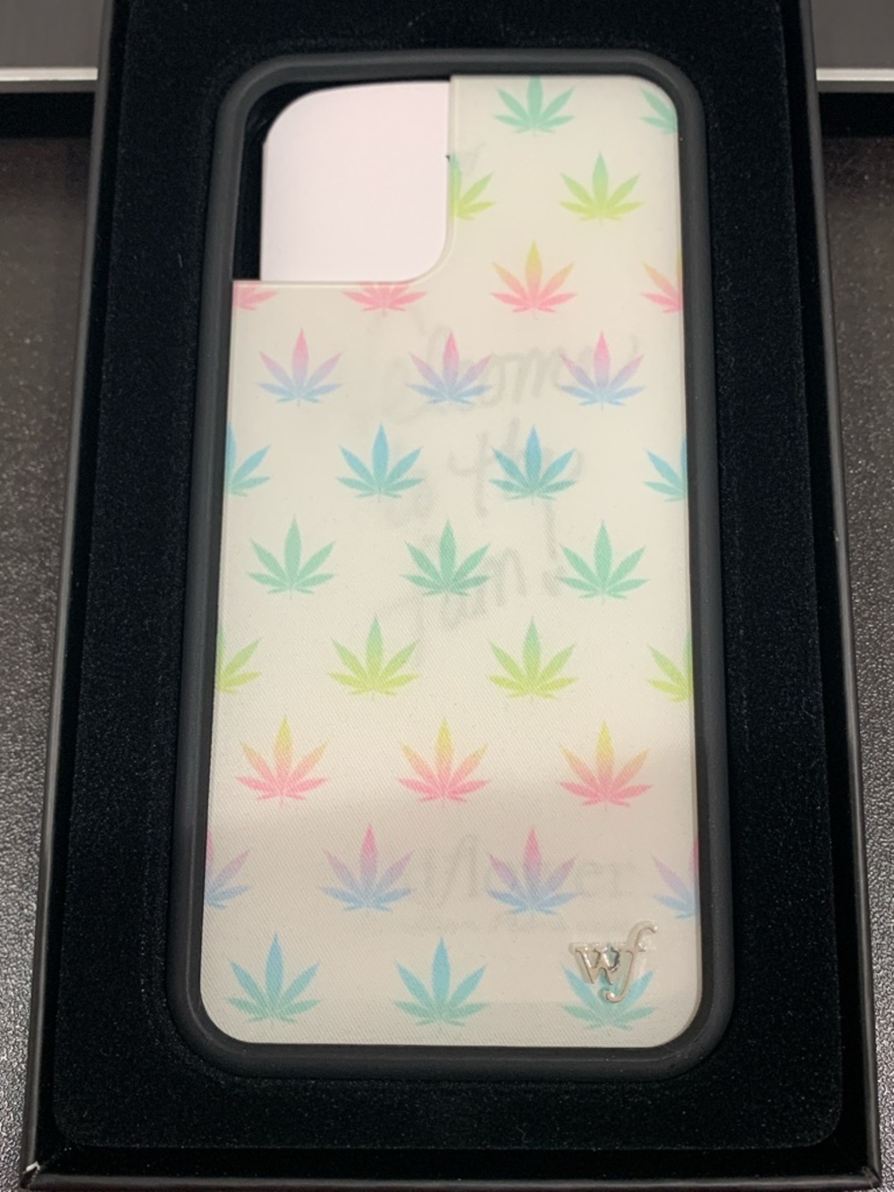Wildflowers Pastel Leaf Pattern iPhone Case in Multicolor